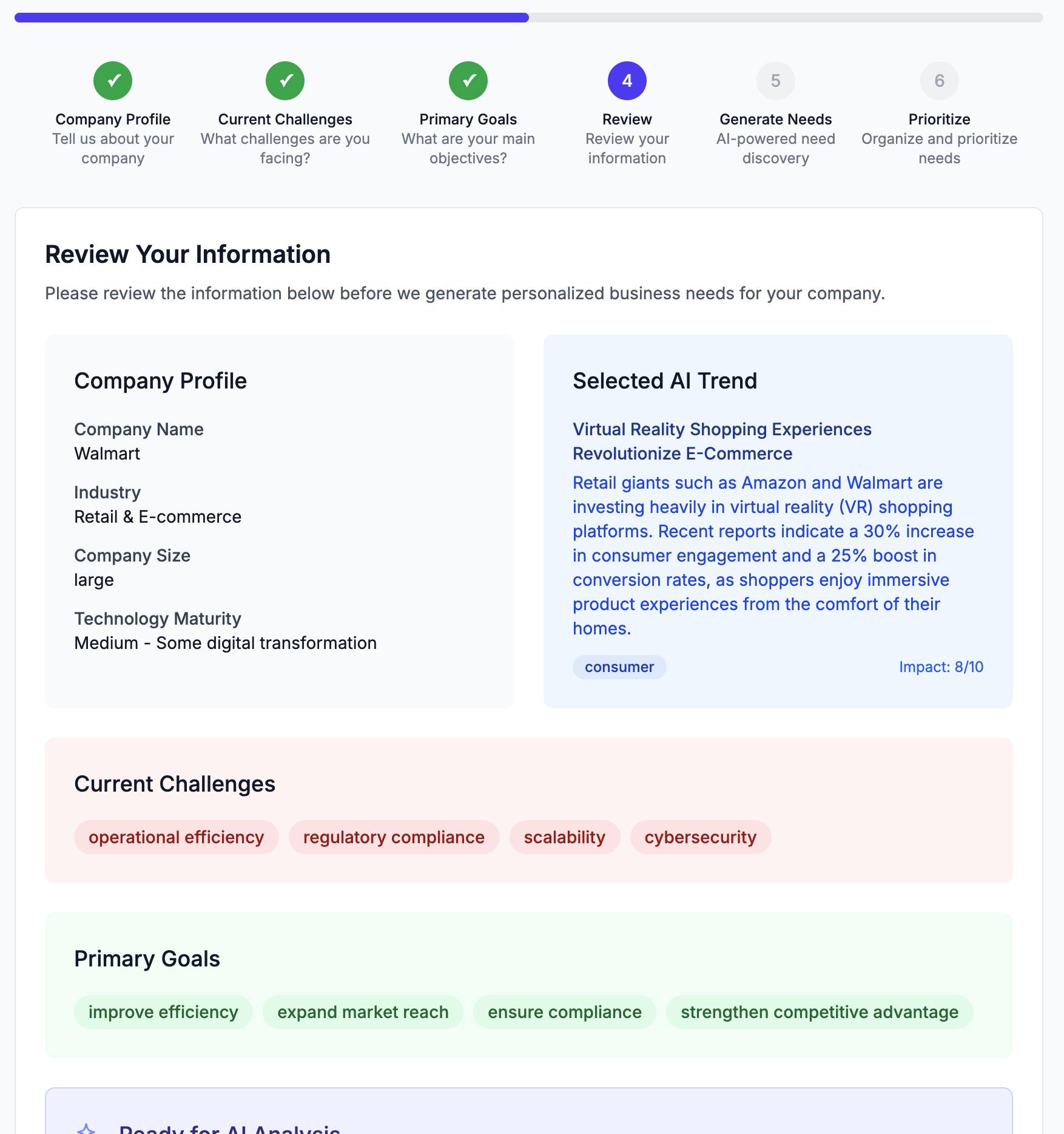Organizational Assessment Framework