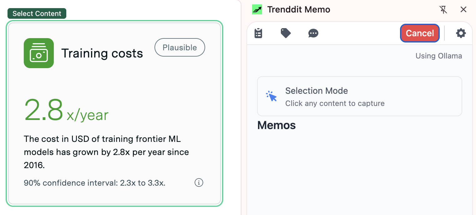Introducing Trenddit Memo: Transform Your Browsing into AI Conversations